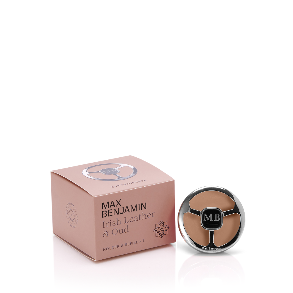 Car Fragrance Dispenser (Single) | Irish Leather & Oud
