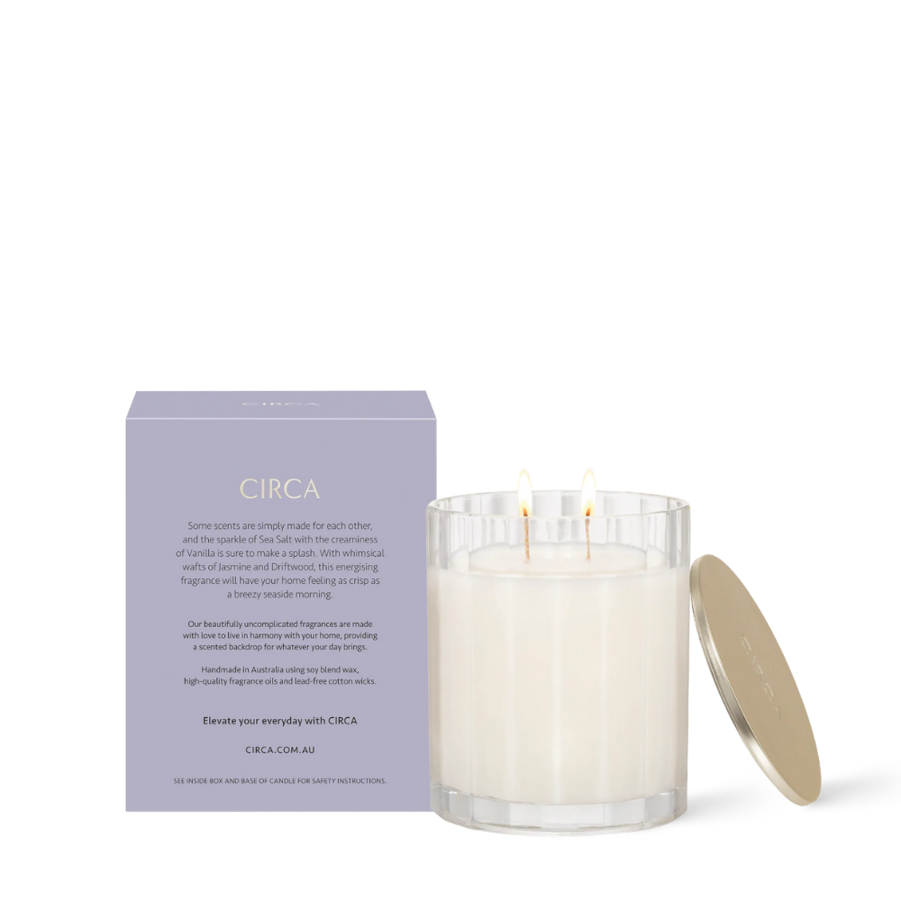 Soy Candle 350g | Sea Salt & Vanilla