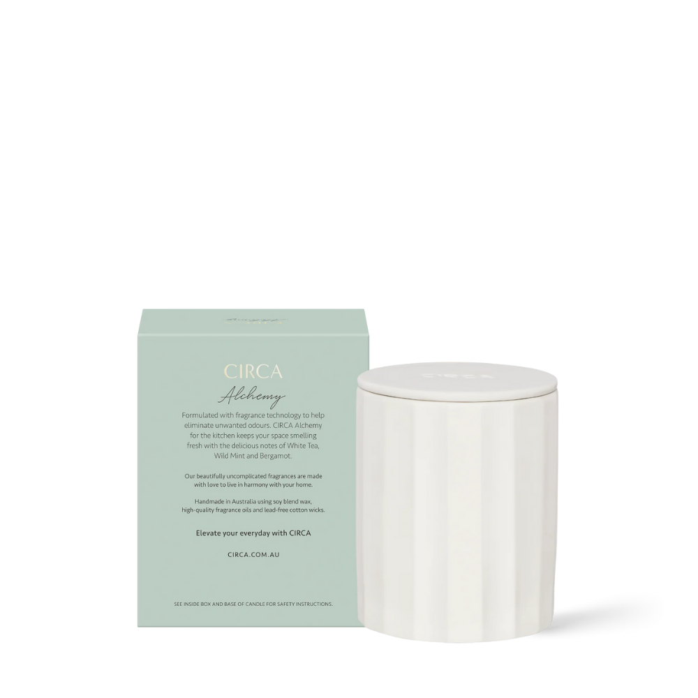 Soy Candle 350g | White Tea & Wild Mint (Alchemy)