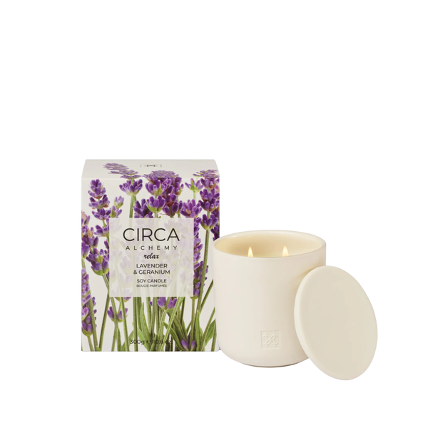 Soy Candle 300g - Alchemy Relax | Lavender & Geranium