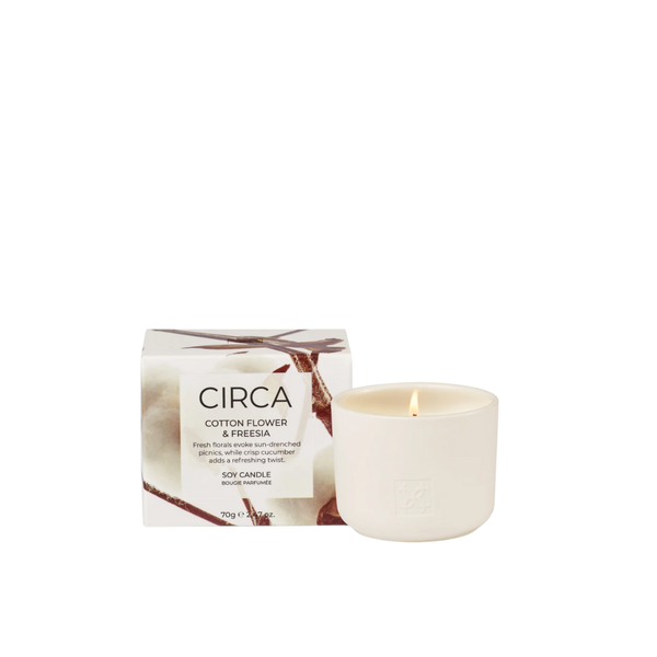 Soy Candle 70g | Cotton Flower & Freesia