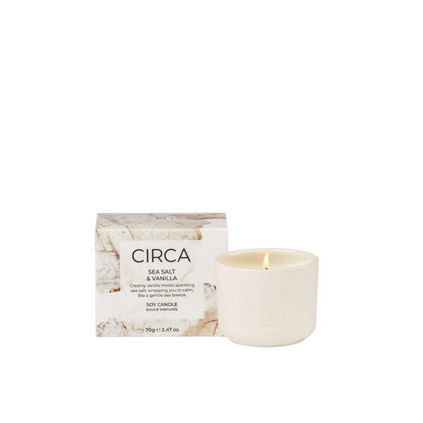 Soy Candle 70g | Seasalt & Vanilla