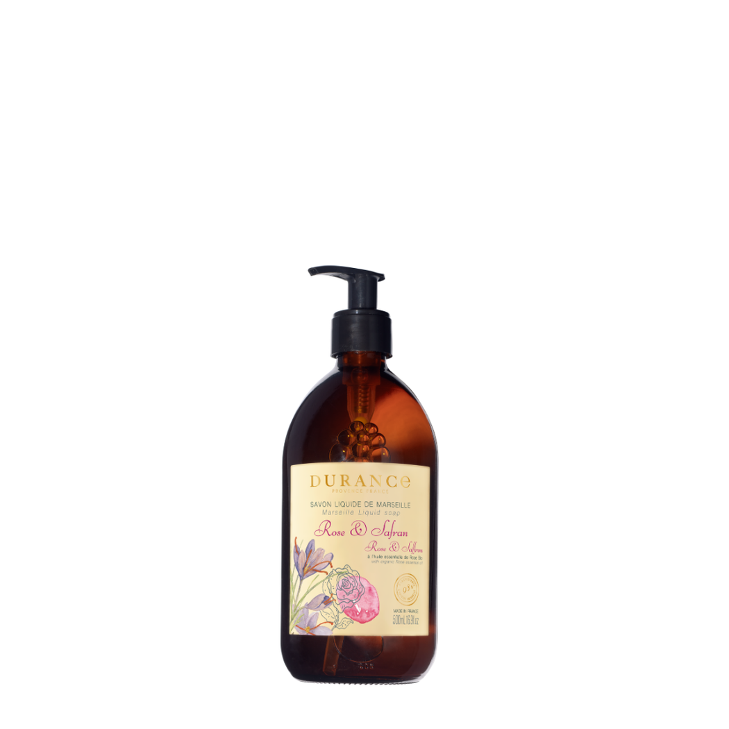 Essentials | Marseille Liquid Soap Rose & Saffron 500ml