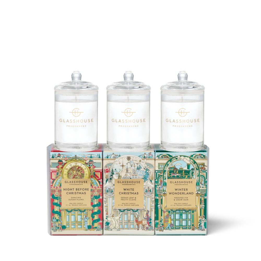 Christmas Soy Candle Trio Gift Set (Limited Edition'25)