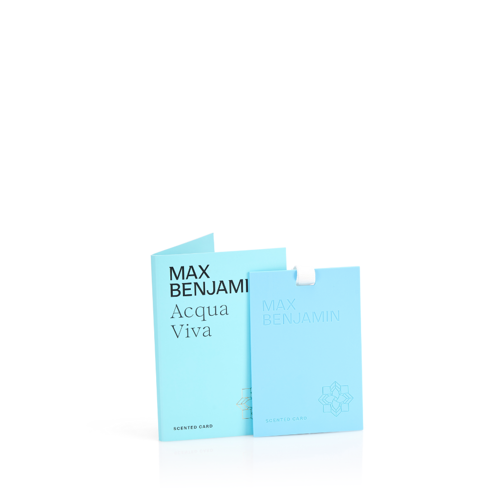 MAX BENJAMIN CLASSIC SCENTED CARD | ACQUA VIVA