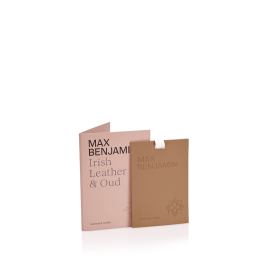 MAX BENJAMIN CLASSIC SCENTED CARD | IRISH LEATHER & OUD