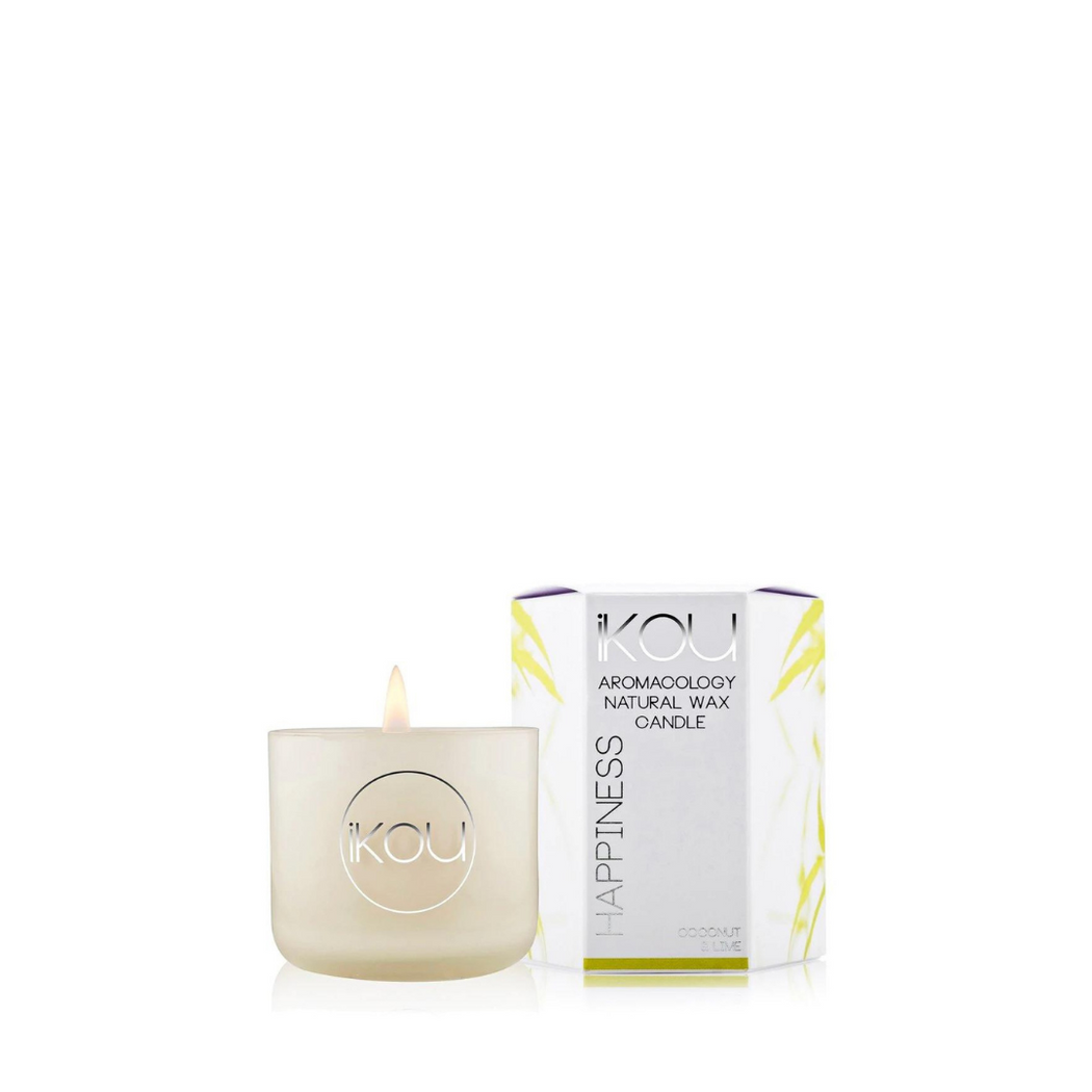 Eco-Luxury Small Candle 85g - Happiness