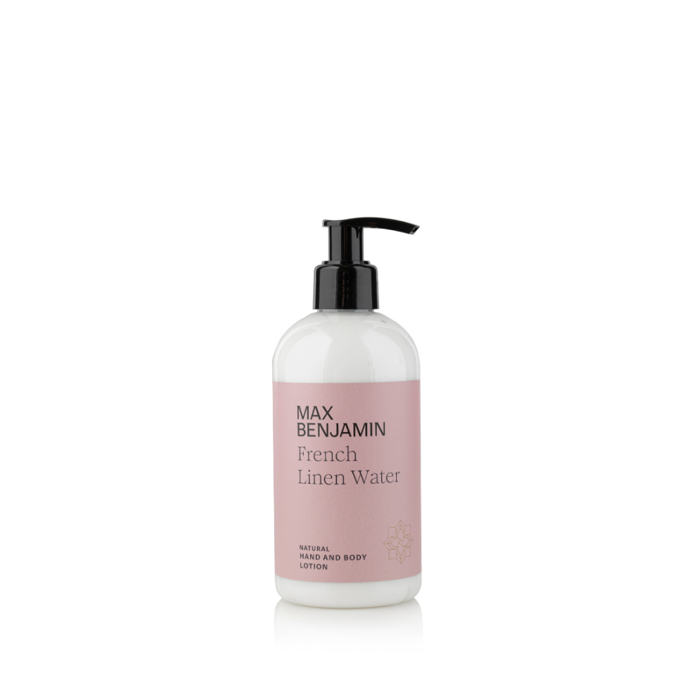 MAX BENJAMIN HAND & BODY LOTION 300ML |  FRENCH LINEN WATER