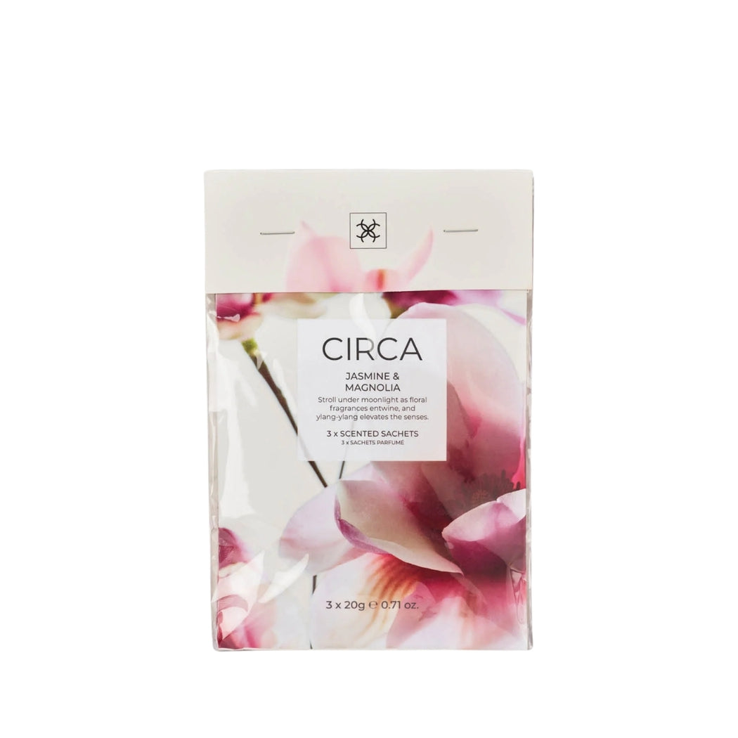 Jasmine & Magnolia Scented Sachets 3 x 20g