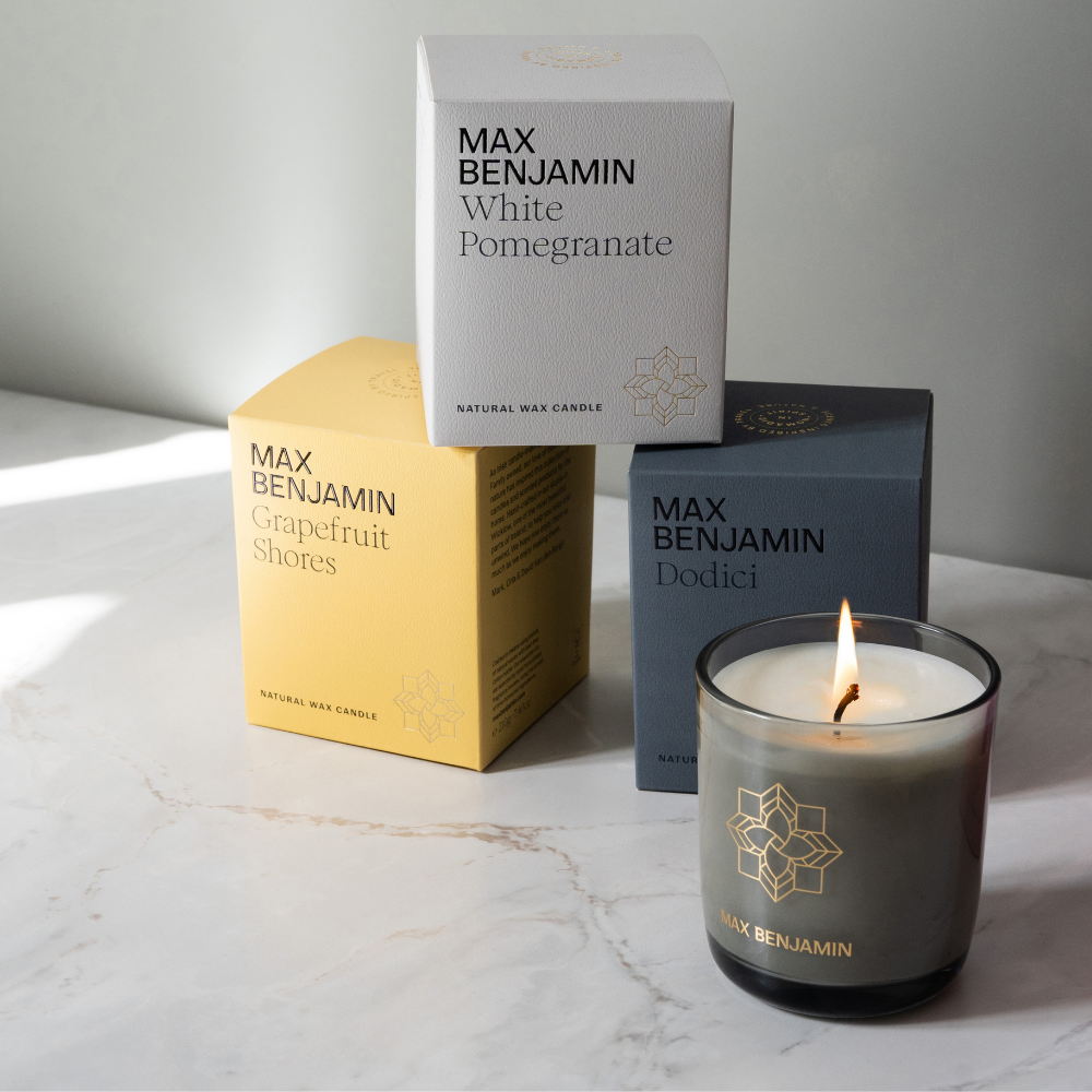 MAX BENJAMIN CLASSIC SCENTED GLASS CANDLE 210G | DODICI