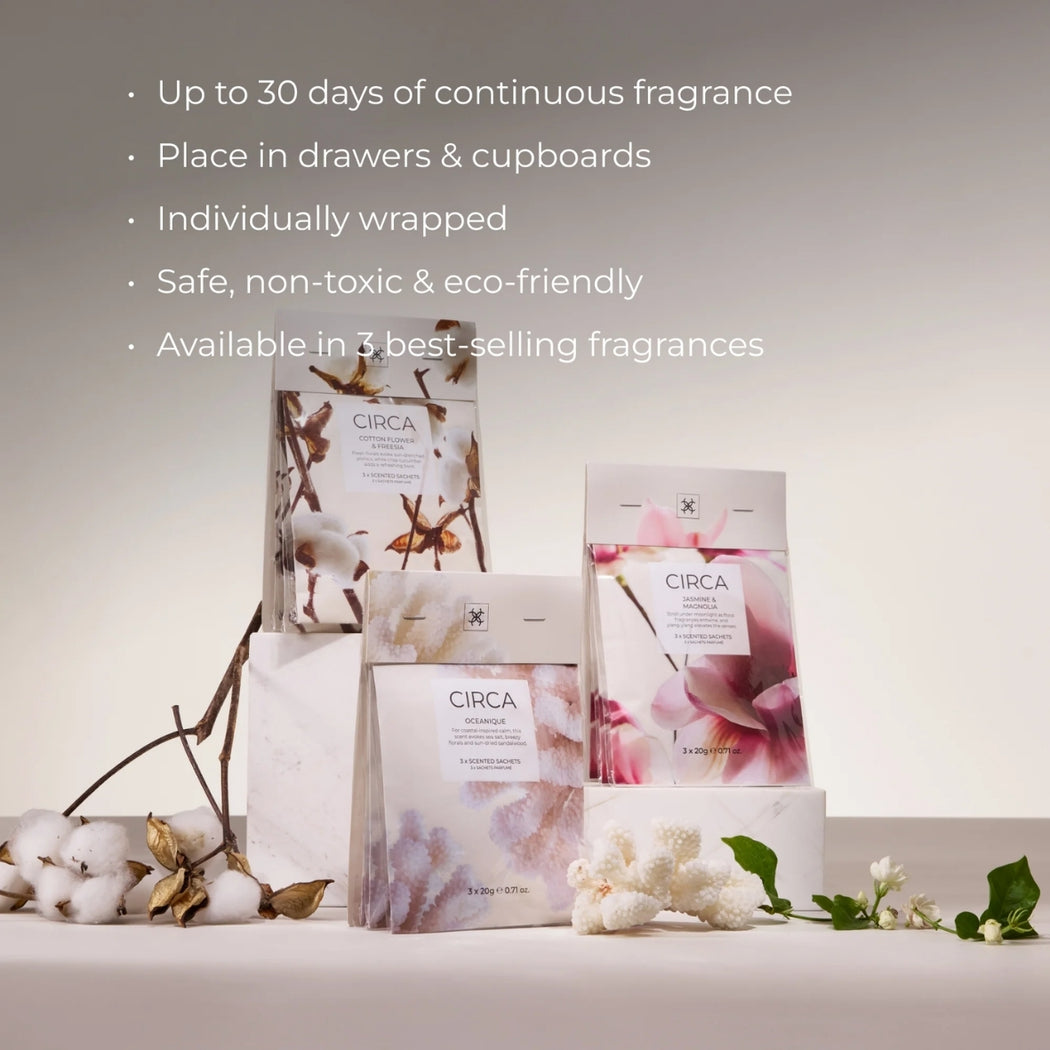 Oceanique Scented Sachets 3 x 20g