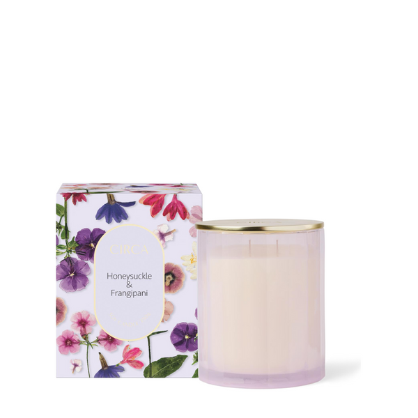 Soy Candle 350g | Honeysuckle & Frangipani (Limited Edition)