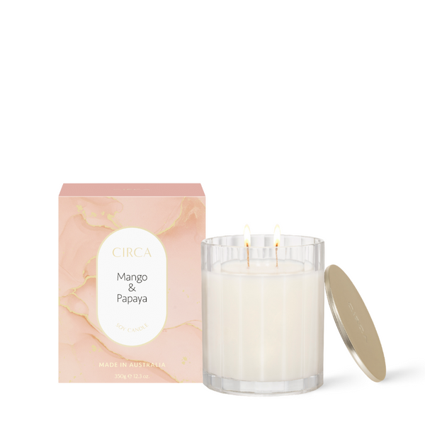 Soy Candle 350g | Mango & Papaya
