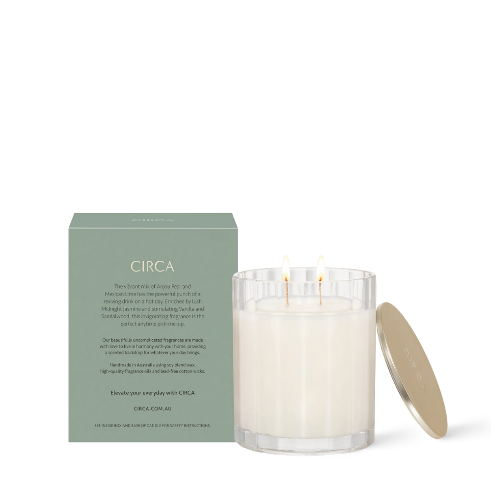 CIRCA SOY CANDLE 350G | PEAR & LIME