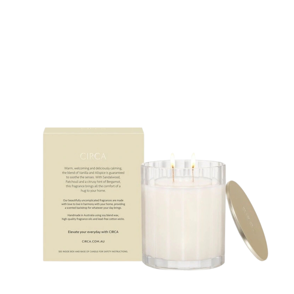 Soy Candle 350g | Vanilla Bean & All Spice