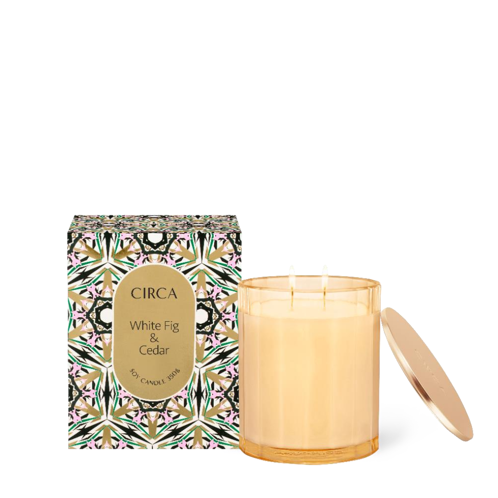 Soy Candle 350g | White Fig & Cedar (Christmas Limited Edition'24)