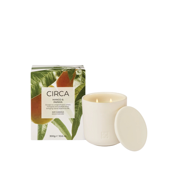 Soy Candle 300g | Mango & Papaya