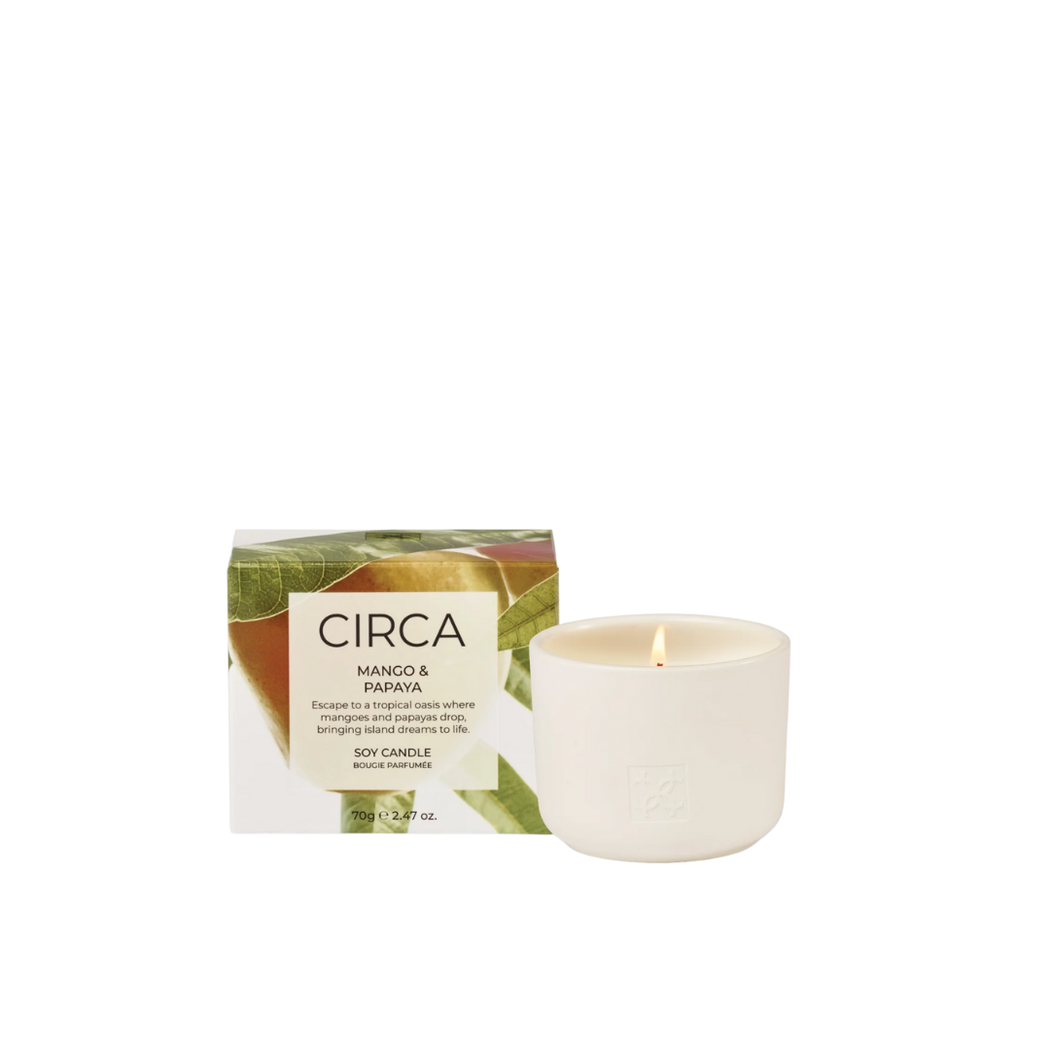 Soy Candle 70g | Mango & Papaya