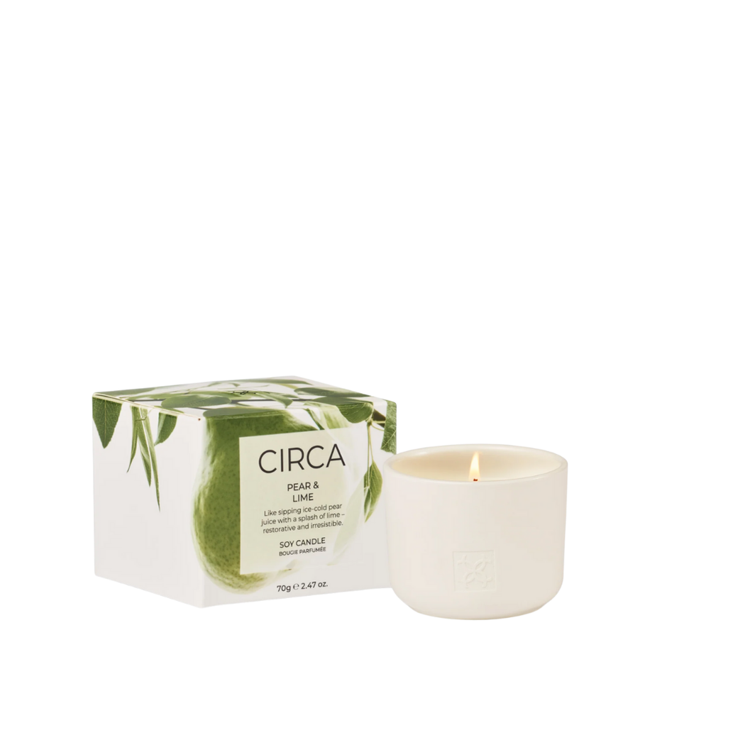 Soy Candle 70g | Pear & Lime
