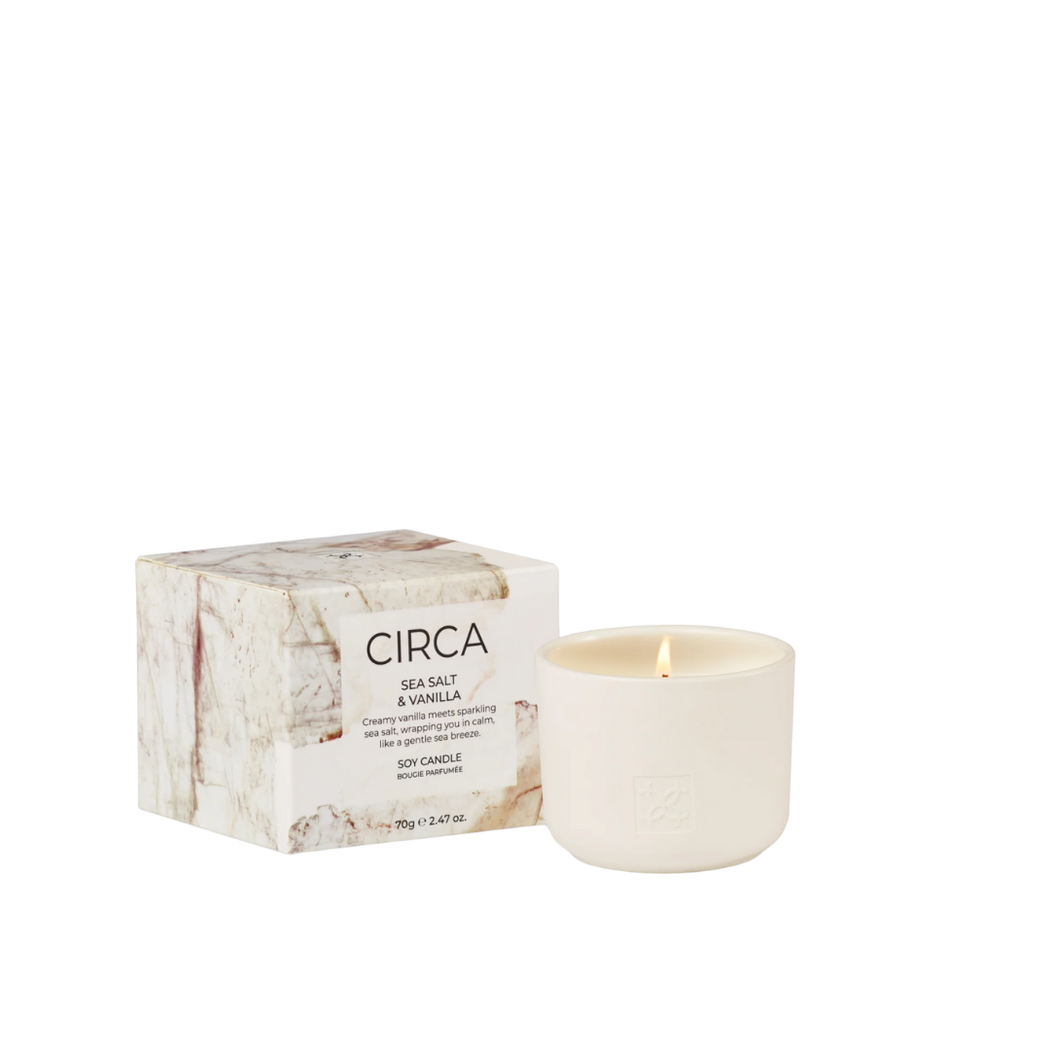 Soy Candle 70g | Seasalt & Vanilla