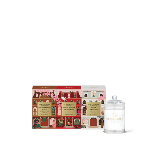 Christmas Soy Candle Trio Gift Set (Limited Edition)