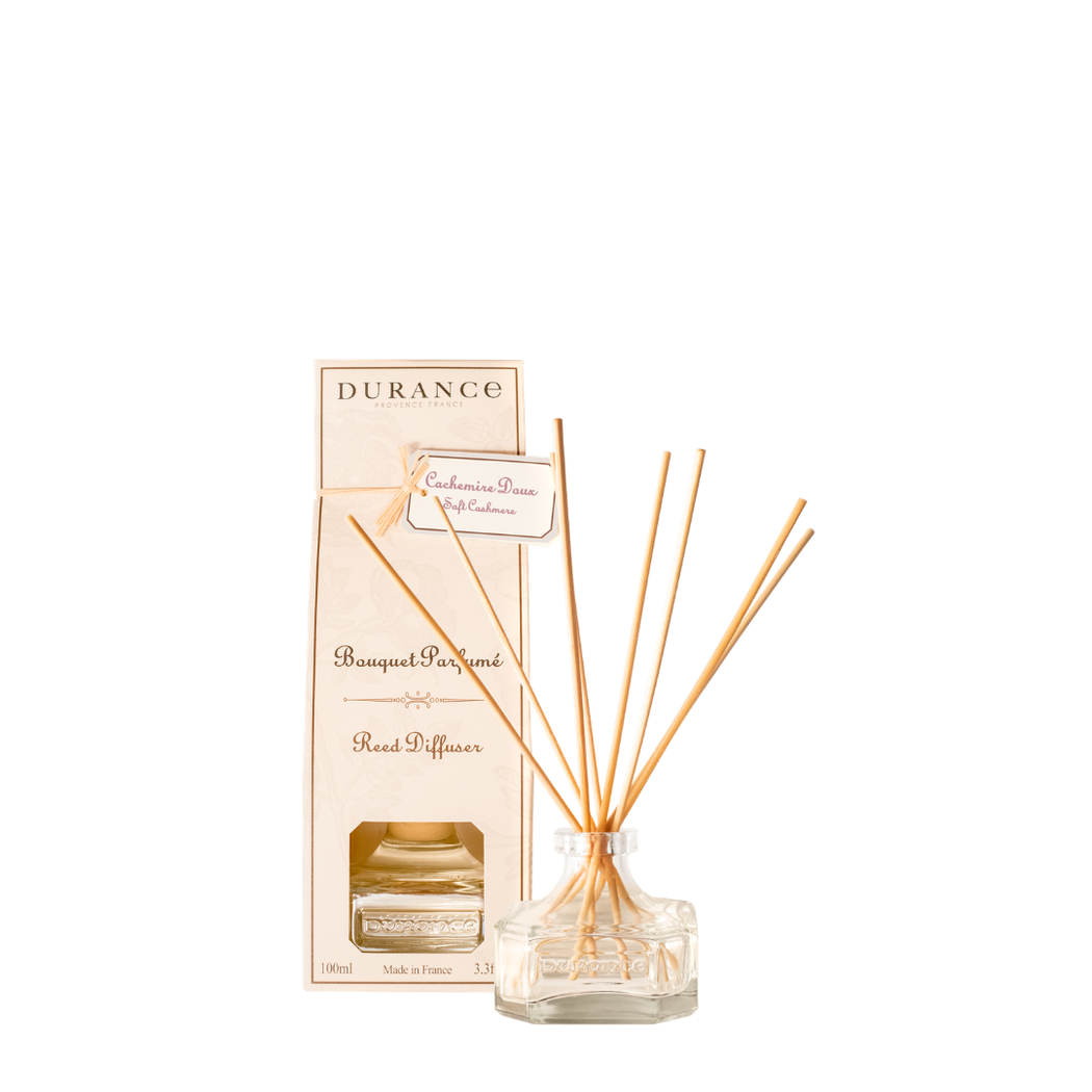 Durance Reed Diffusers Fragrance Library | Reed Diffuser Soft Cashmere 100ml — Stefani Parfumerie