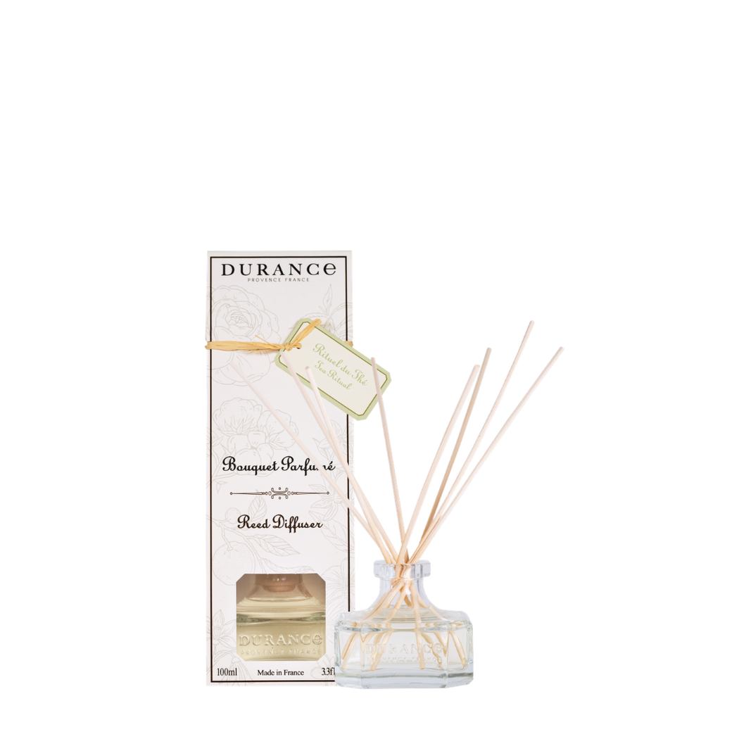 Durance Reed Diffusers Fragrance Library | Reed Diffuser Tea Ritual 100ml — Stefani Parfumerie