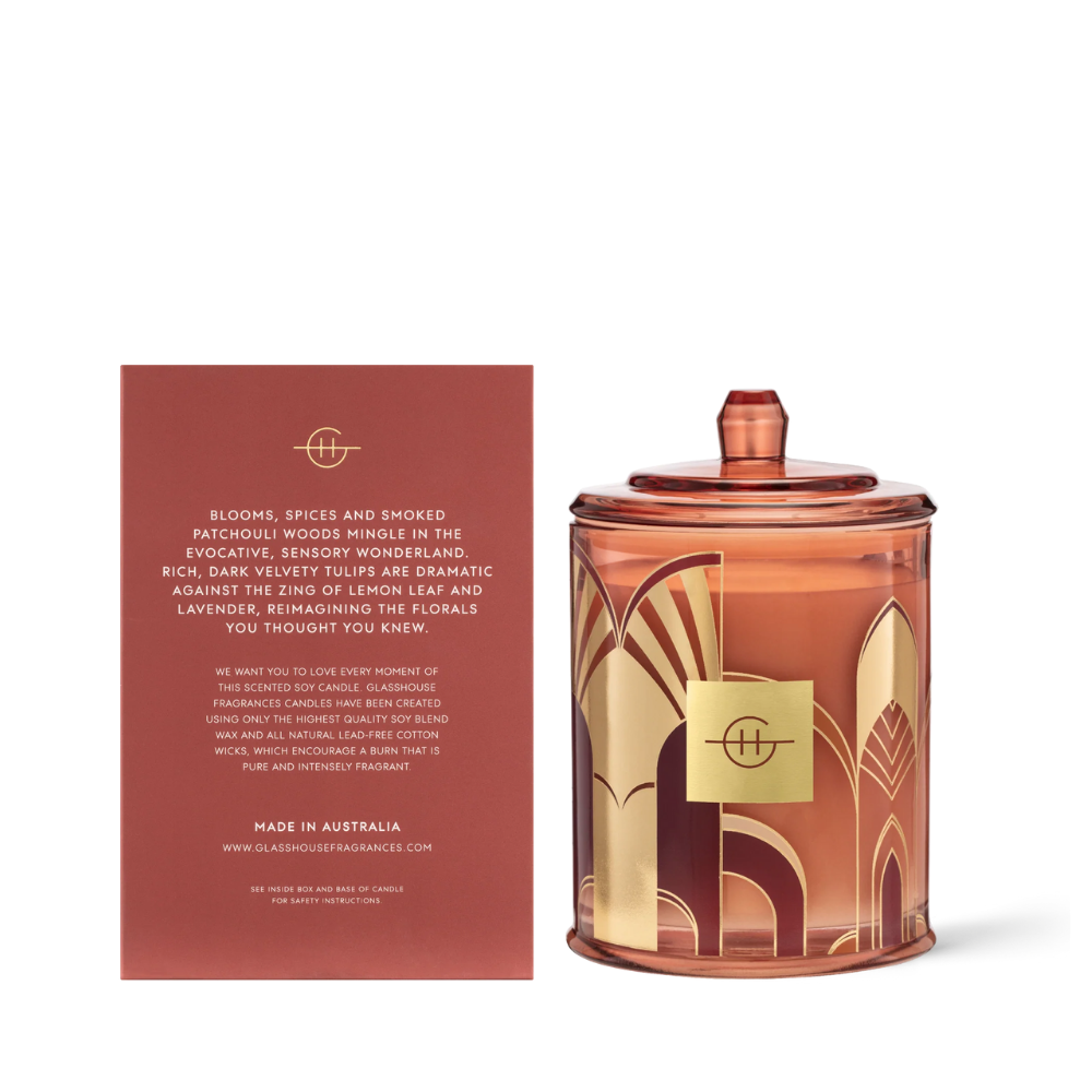 Movie Night Glasshouse Candles Sale Myer Soy Candle 380g Heavy Petal (Limited Edition) — Stefani Parfumerie