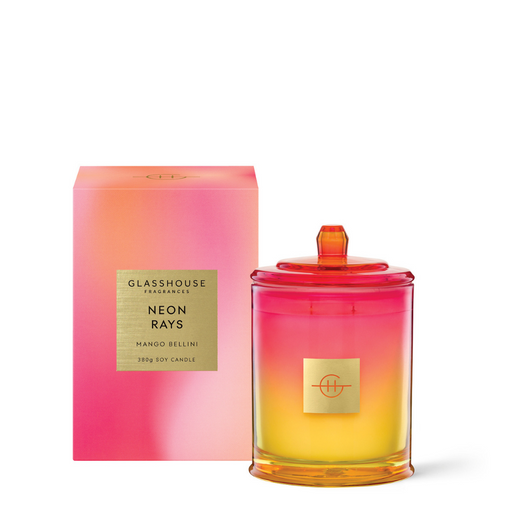 Soy Candle 380g - Neon Rays (Limited Edition)