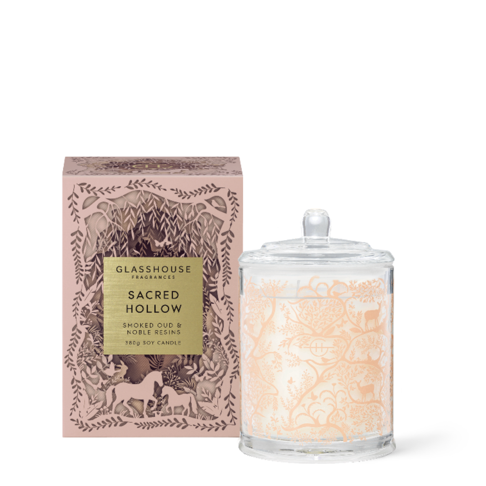 Soy Candle 380g - Sacred Hollow (Winter Edition)