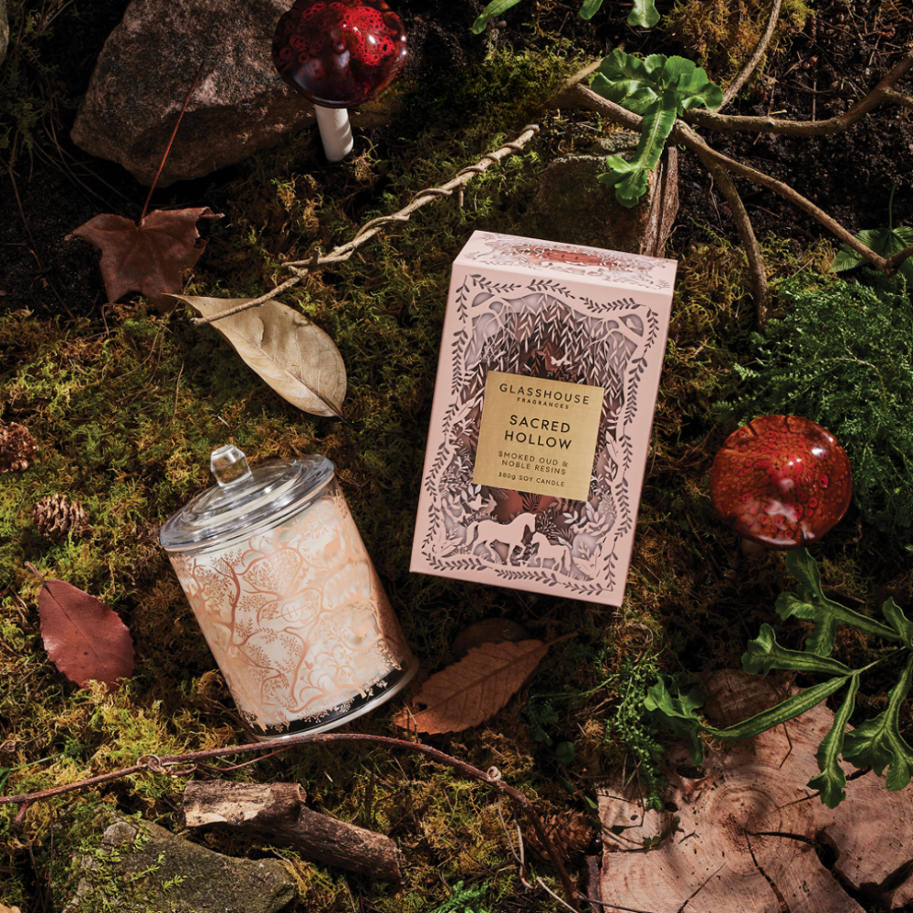 Soy Candle 380g - Sacred Hollow (Winter Edition)