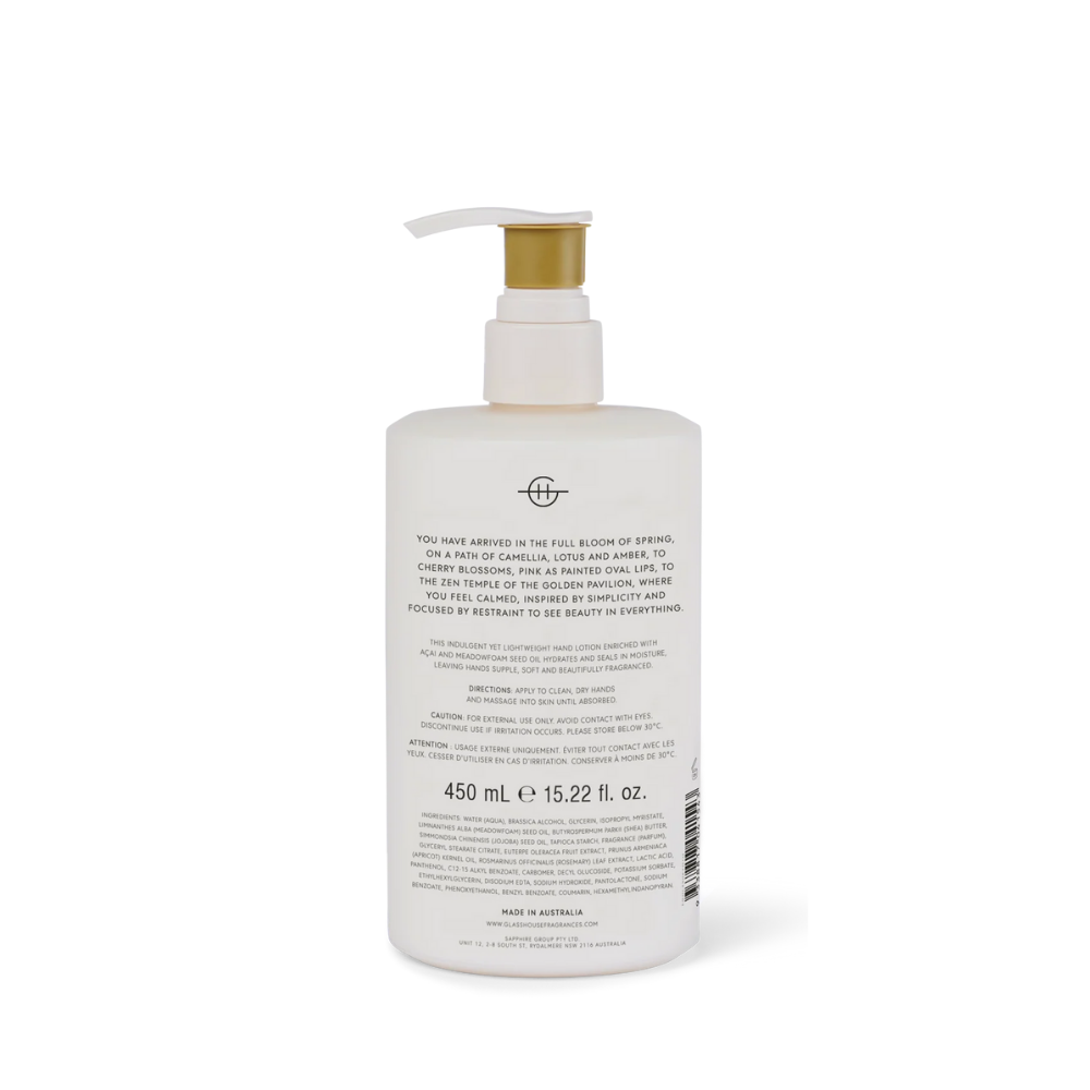 Hand Lotion 450ml - Kyoto in Bloom (REFRESH)