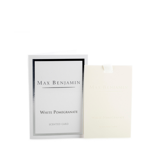 MAX BENJAMIN CLASSIC SCENTED CARD - WHITE POMEGRANATE