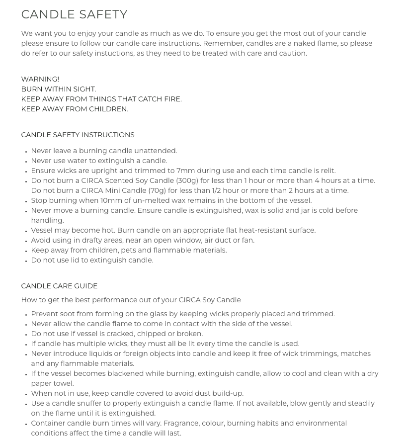 Soy Candle 300g | Grapefruit & Cedarwood