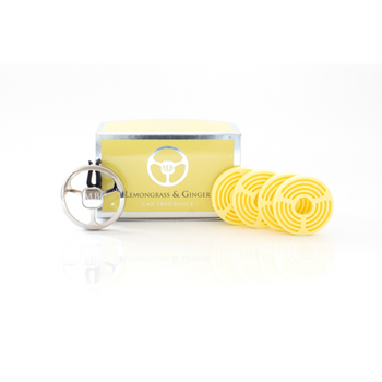 Car Dispenser Gift Set - Lemongrass & Ginger