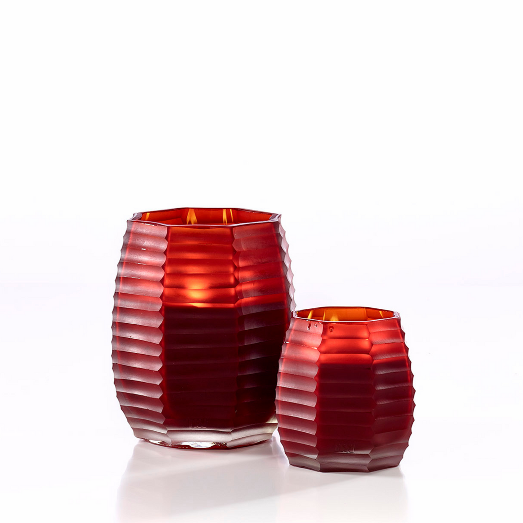 Red Cubo Candle L
