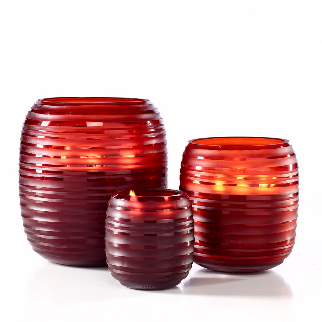 Red Sphere Candle XL