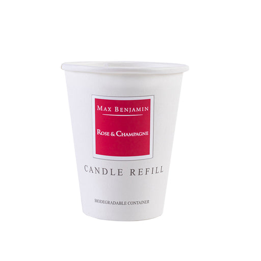 MAX BENJAMIN CLASSIC CANDLE REFILL 190G - ROSE & CHAMPAGNE