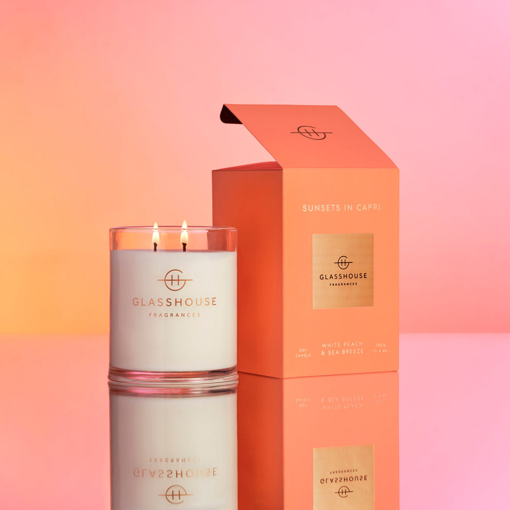 Soy Candle 380g - Sunsets In Capri