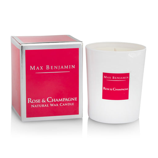 MAX BENJAMIN CLASSIC CANDLE 190G - ROSE & CHAMPAGNE